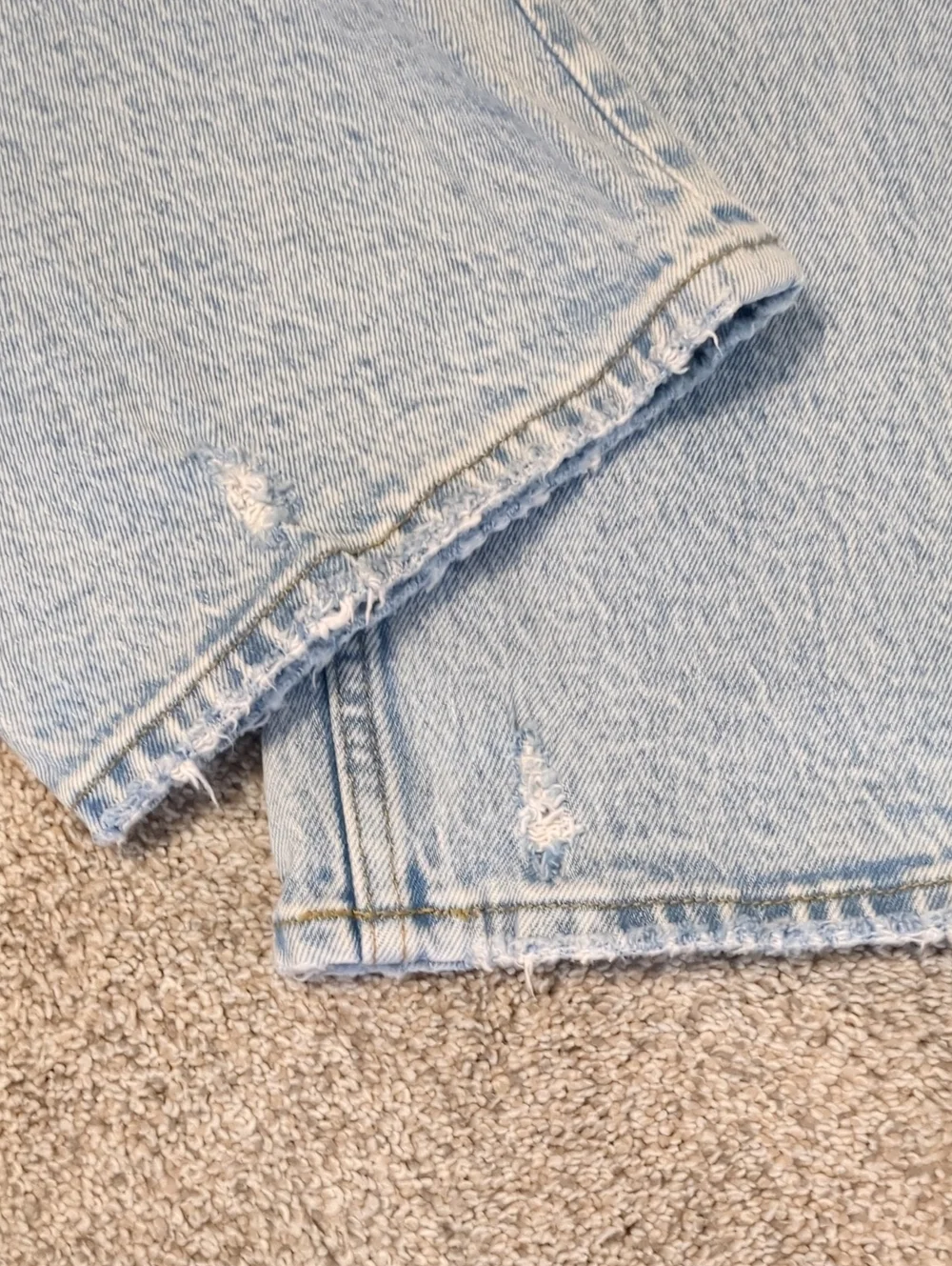 Abercrombie & Fitch The '90s Straight Ultra High Rise Size 30/10 Long - Picture 5 of 6